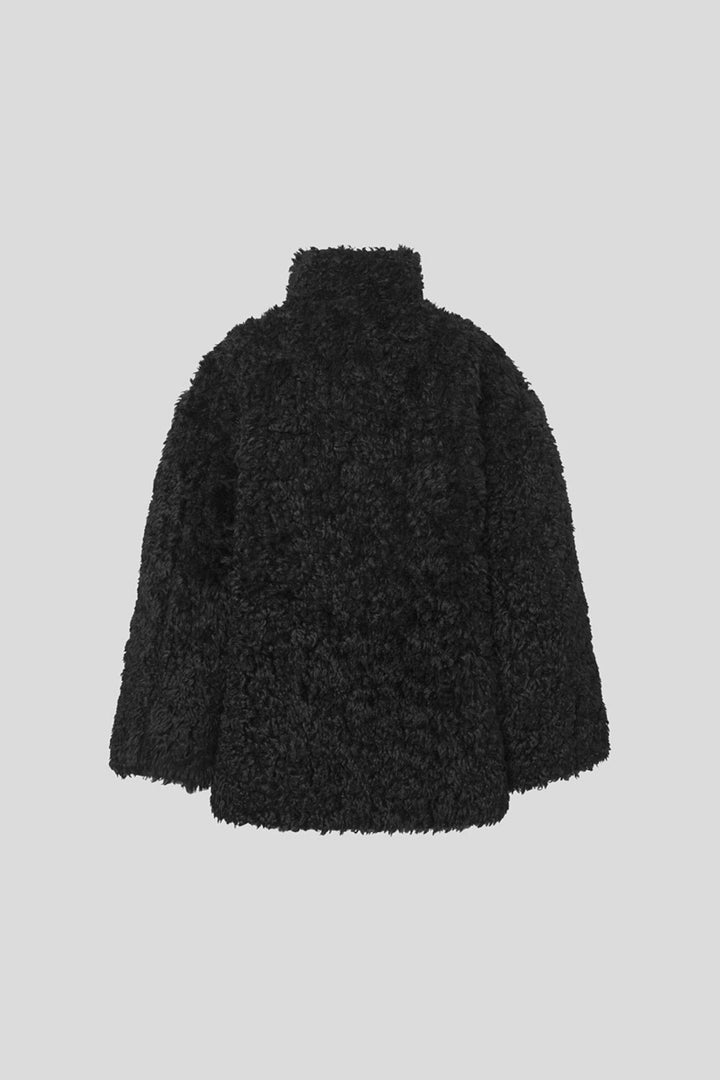 Mia Faux Fur Jacket Black | Yttertøy | Smuk - Dameklær på nett