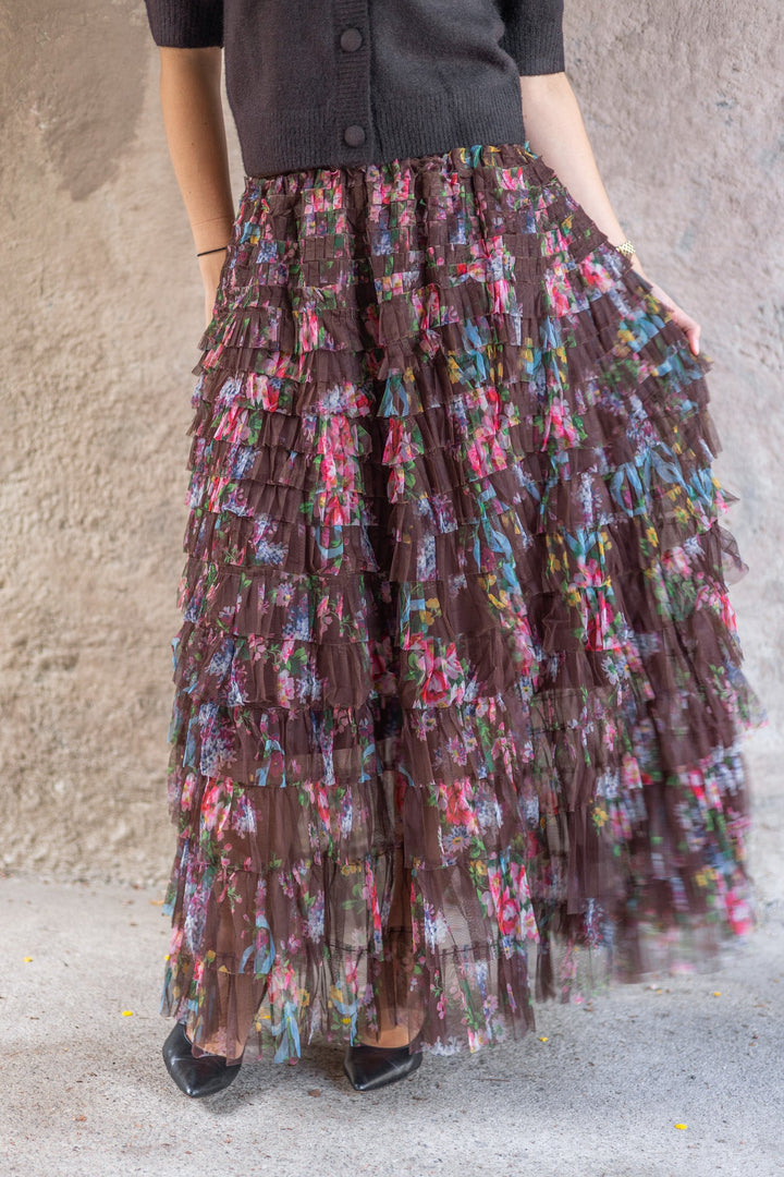Midi Skirt Choco | Skjørt | Smuk - Dameklær på nett