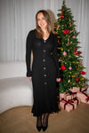 Mikla Ls Long Knit Dress Black
