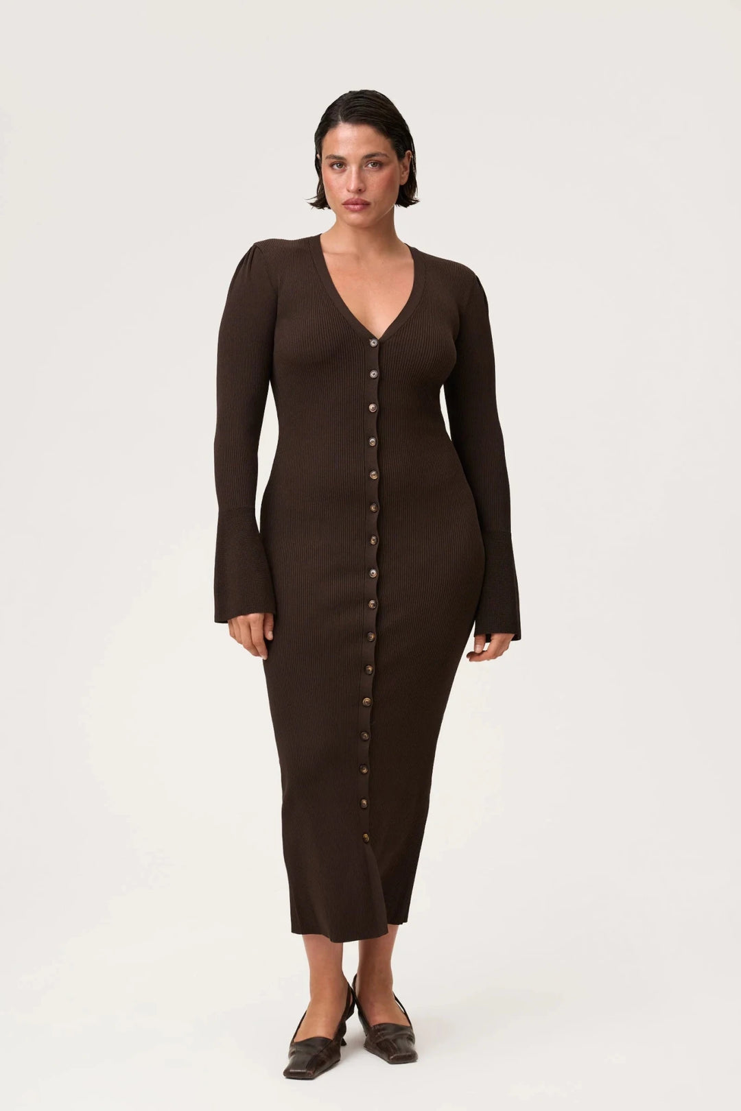 Milano Dress Brown | Kjoler | Smuk
