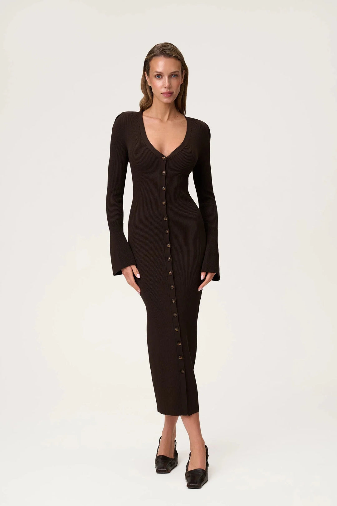 Milano Dress Brown | Kjoler | Smuk