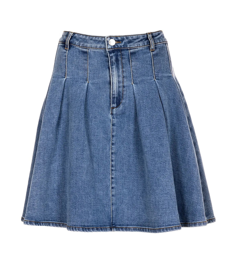 Milano Skirt Lht Blue Denim | Skjørt | Smuk