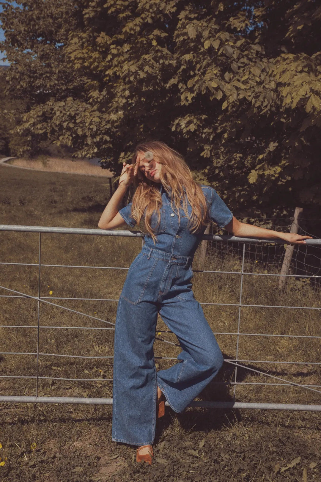 Miller Jumpsuit Mid Blue | Bukser | Smuk