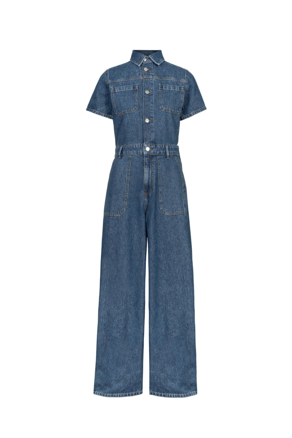 Miller Jumpsuit Mid Blue | Bukser | Smuk