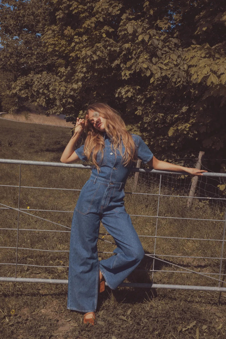 Miller Jumpsuit Mid Blue | Bukser | Smuk