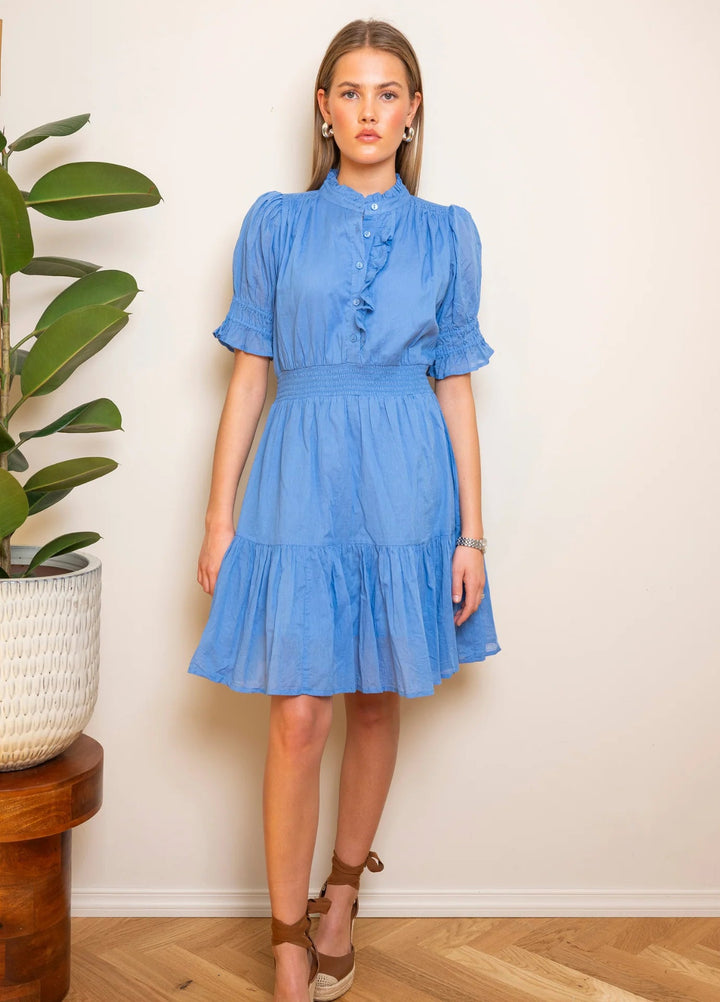 Millie Dress Blue Voille | Kjoler | Smuk