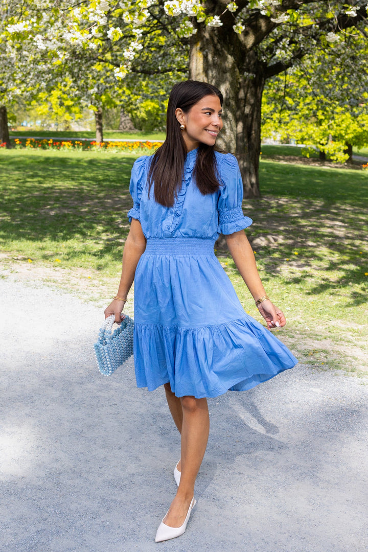 Millie Dress Blue Voille | Kjoler | Smuk