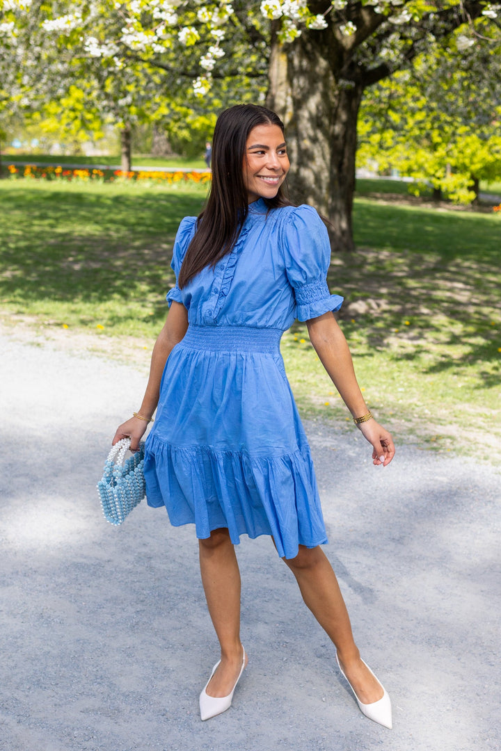Millie Dress Blue Voille | Kjoler | Smuk