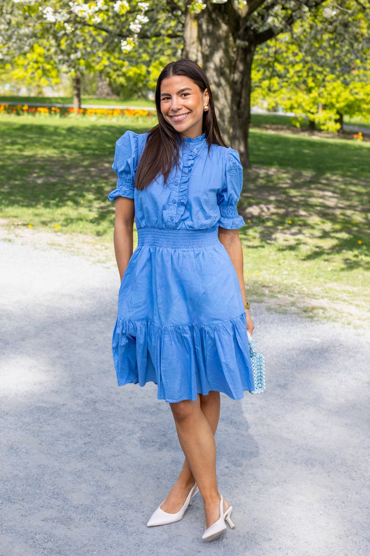 Millie Dress Blue Voille | Kjoler | Smuk