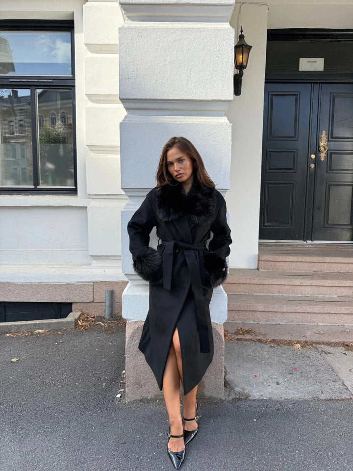 Millie Wool Coat Black | Yttertøy | Smuk