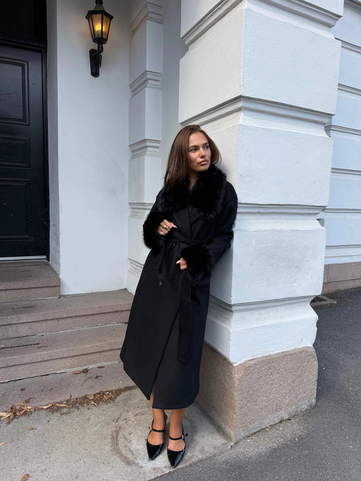 Millie Wool Coat Black | Yttertøy | Smuk