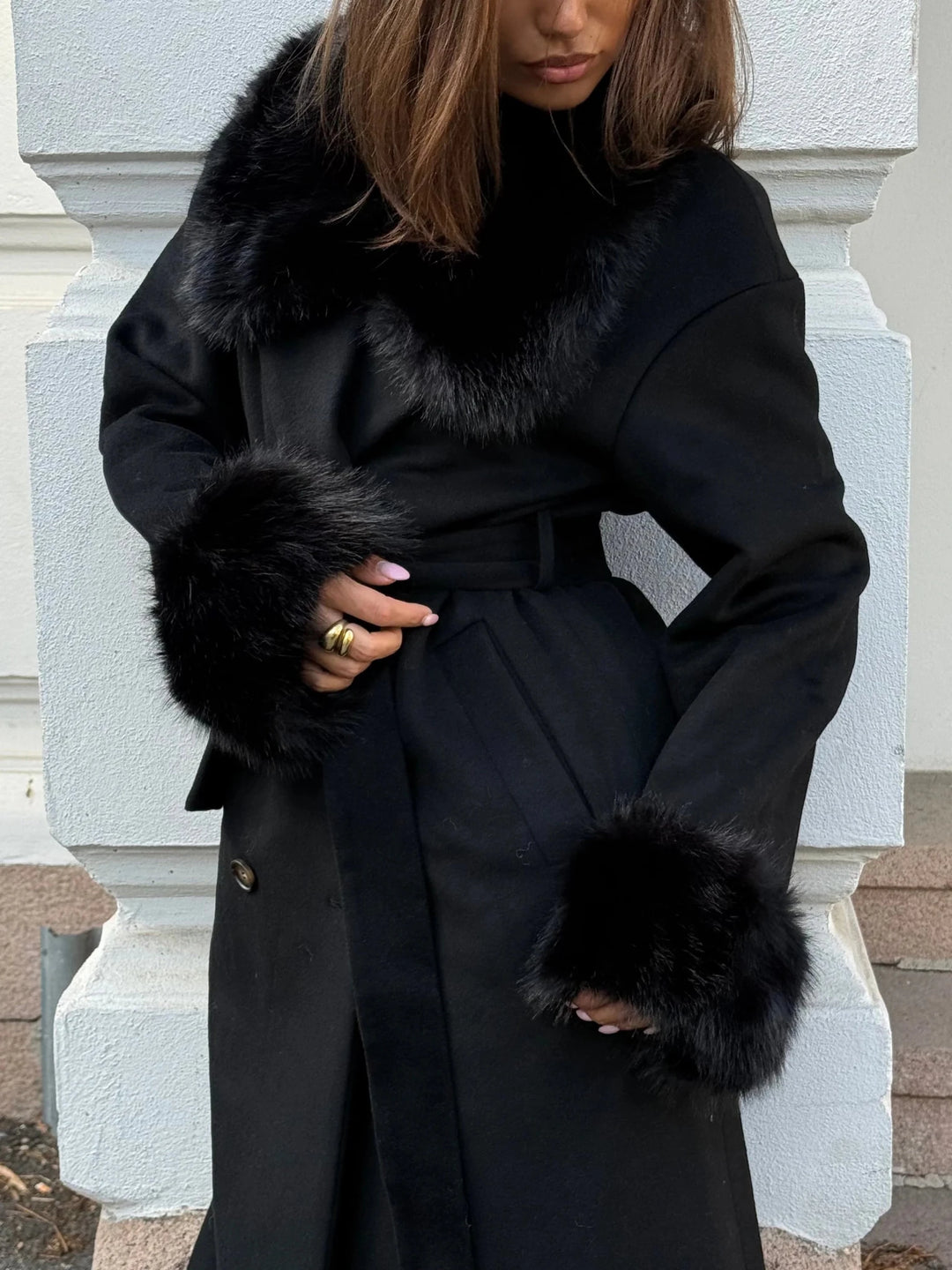 Millie Wool Coat Black | Yttertøy | Smuk