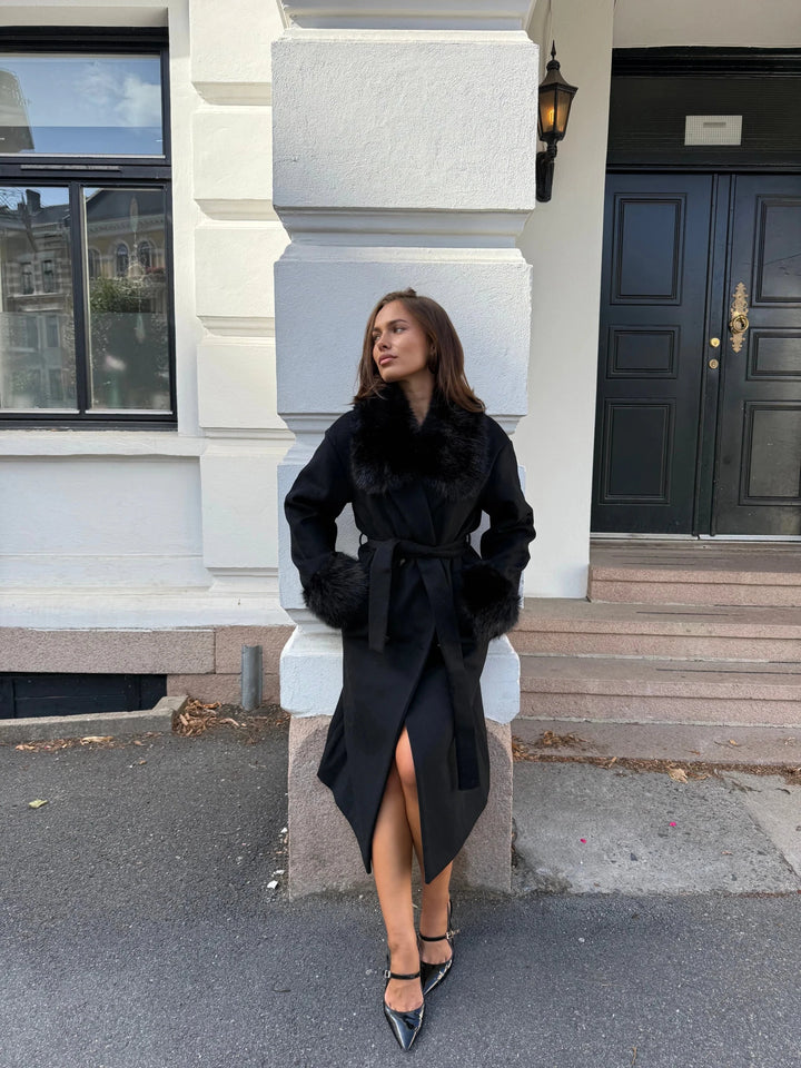 Millie Wool Coat Black | Yttertøy | Smuk