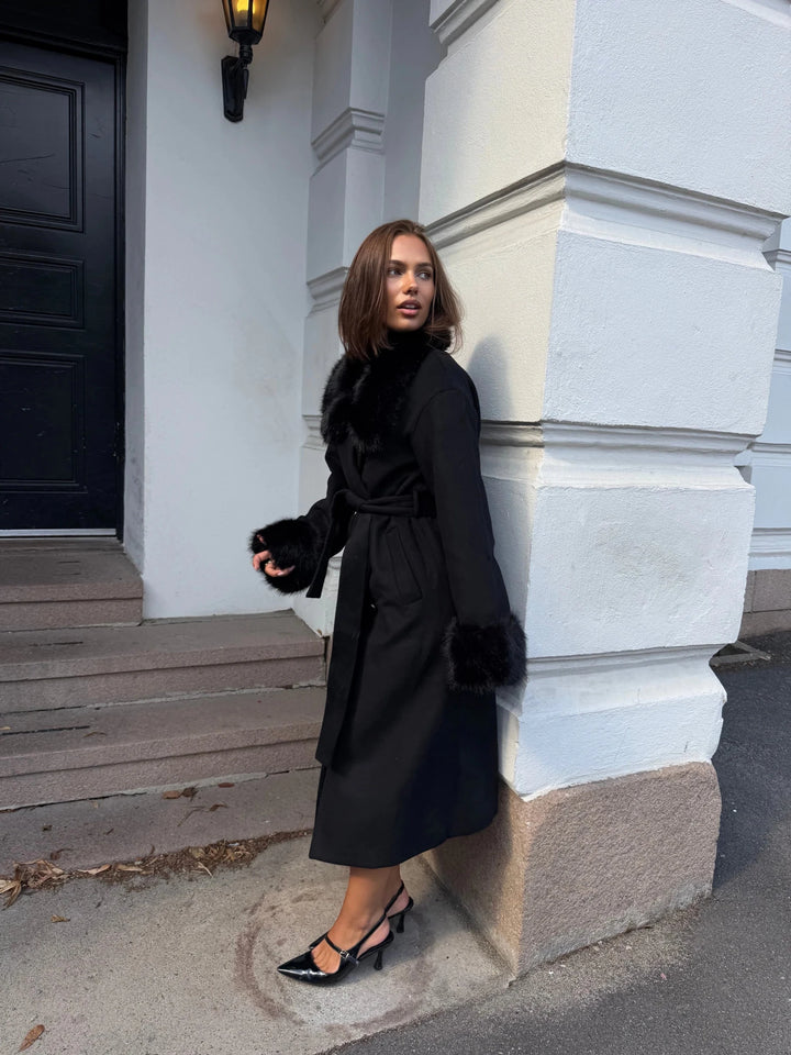 Millie Wool Coat Black | Yttertøy | Smuk
