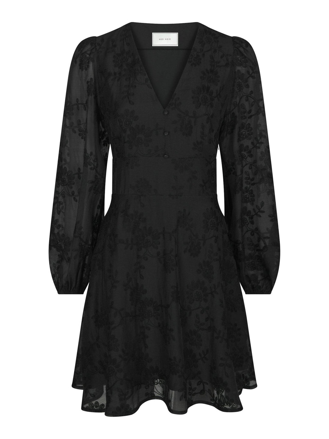 Milly Embroidery Dress Black | Kjoler | Smuk