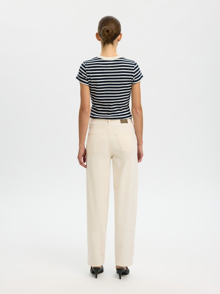 Milly Ss Tee Dark Sapphire Egret | Topper | Smuk