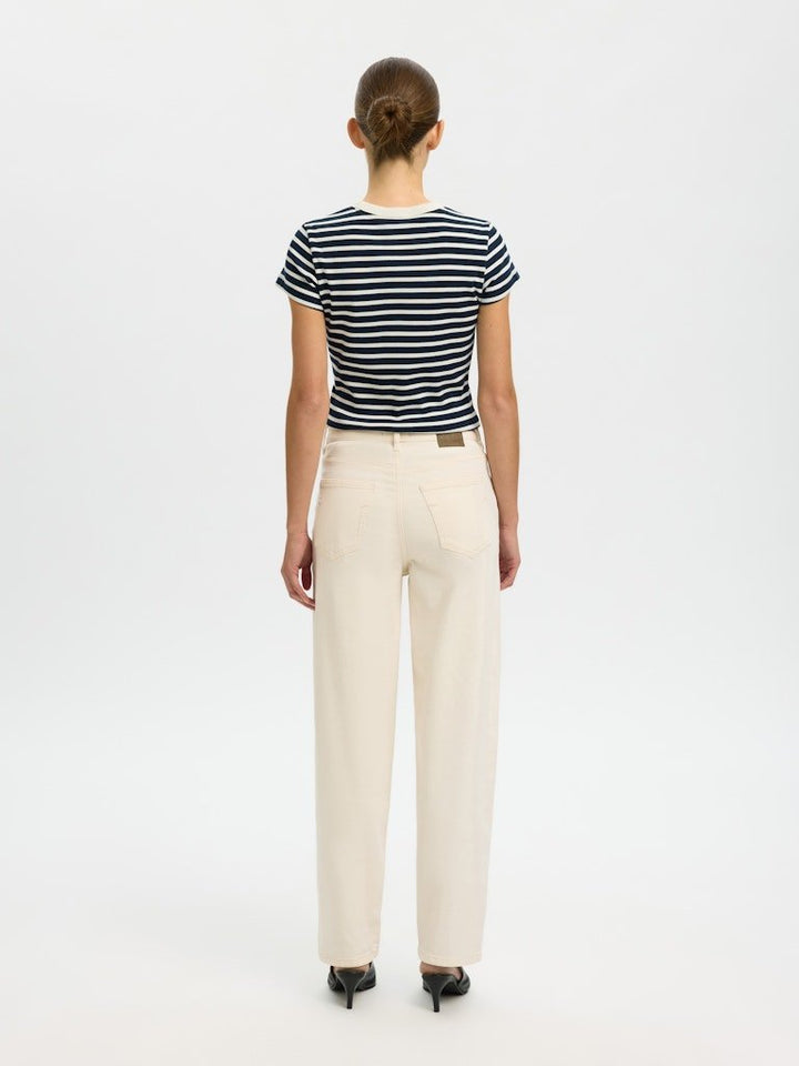 Milly Ss Tee Dark Sapphire Egret | Topper | Smuk