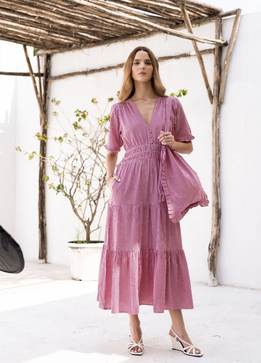 Mina Dress Tuscany Red | Kjoler | Smuk