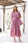 Mina Dress Tuscany Red
