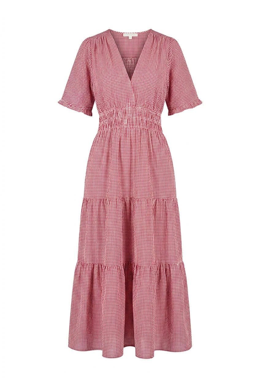 Mina Dress Tuscany Red | Kjoler | Smuk