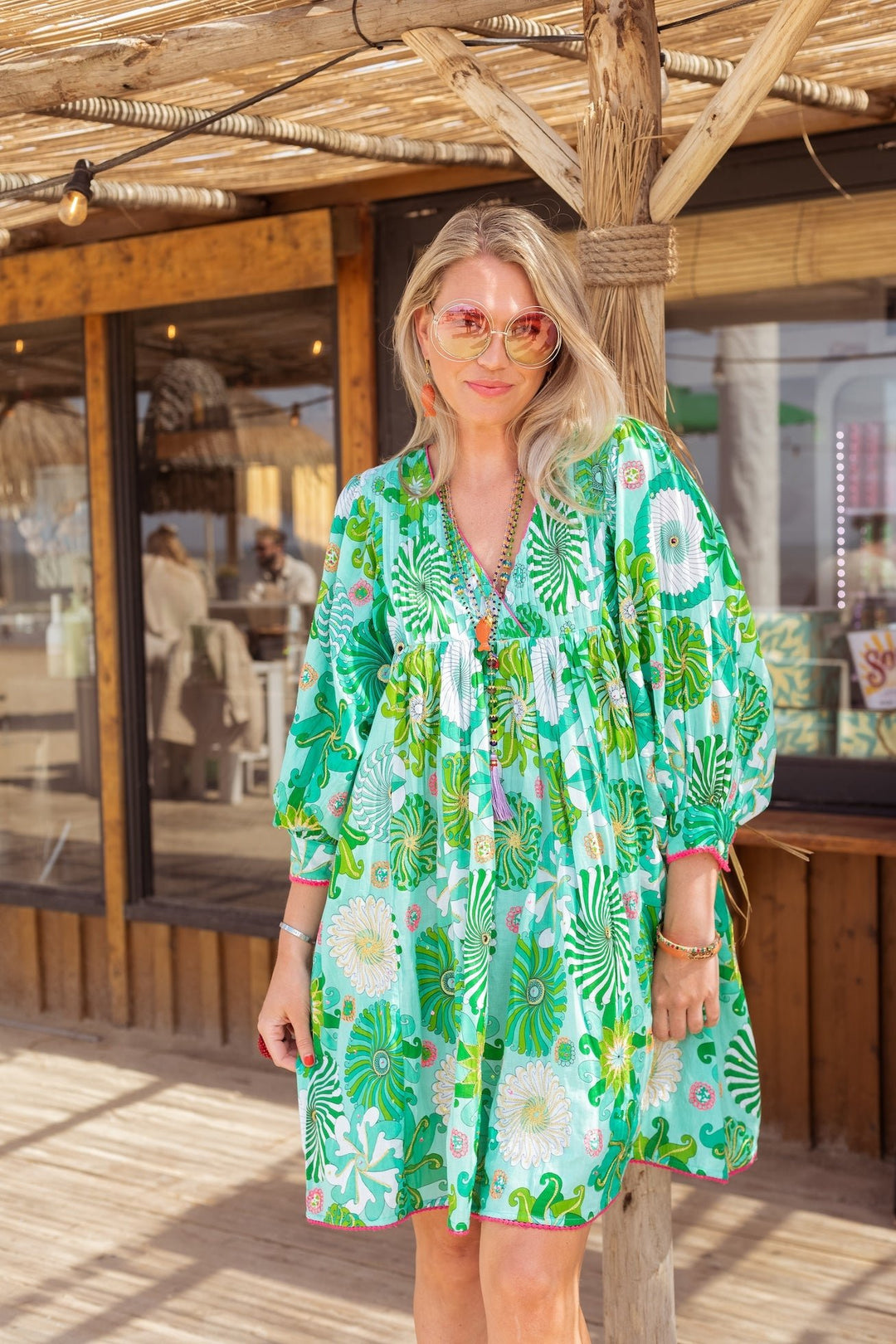 Mini Dress Green | Kjoler | Smuk - Dameklær på nett