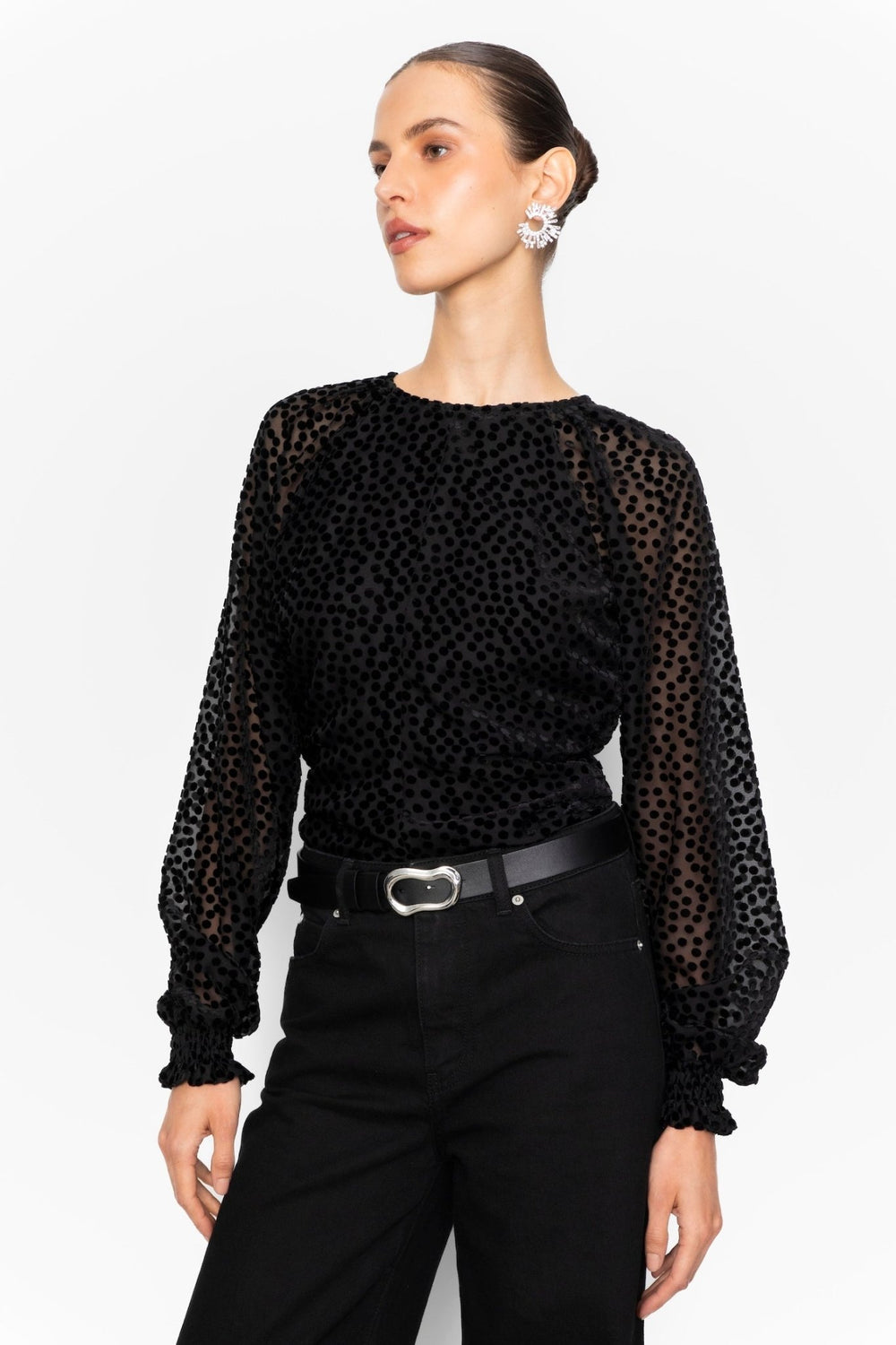 Mirelle Blouse Black | Skjorter og bluser | Smuk - Dameklær på nett