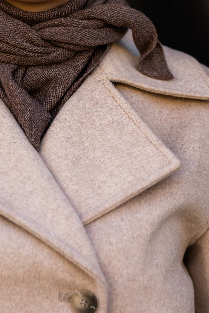 Misty Medium Scarf Dark Brown | Accessories | Smuk - Dameklær på nett