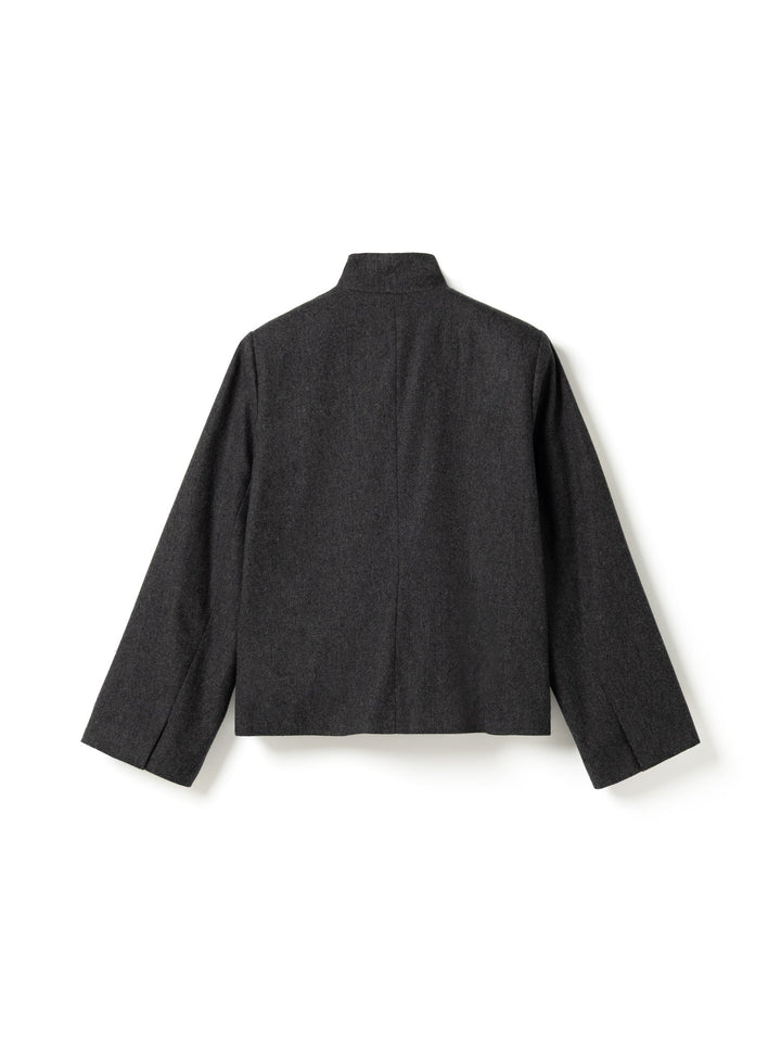 Monique Blazer Dark Grey Melange | Blazer | Smuk