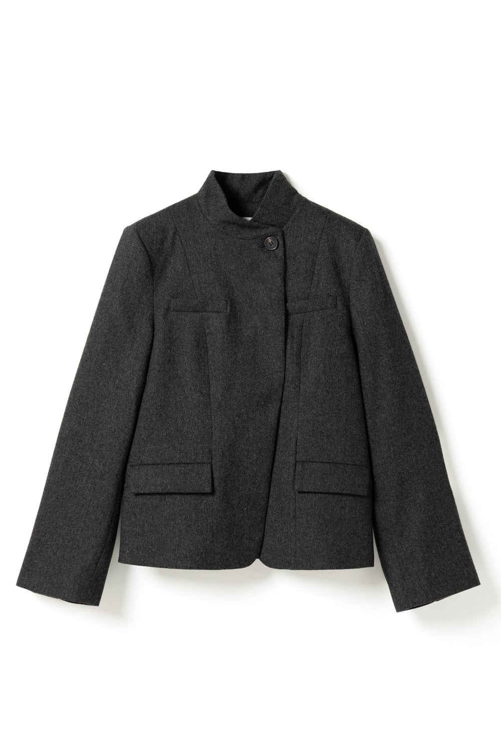Monique Blazer Dark Grey Melange | Blazer | Smuk