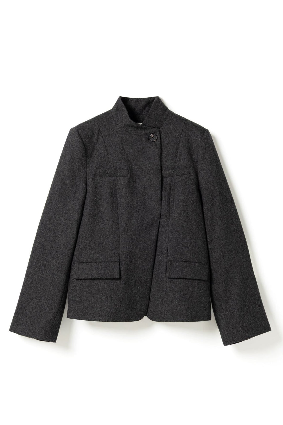 Monique Blazer Dark Grey Melange | Blazer | Smuk