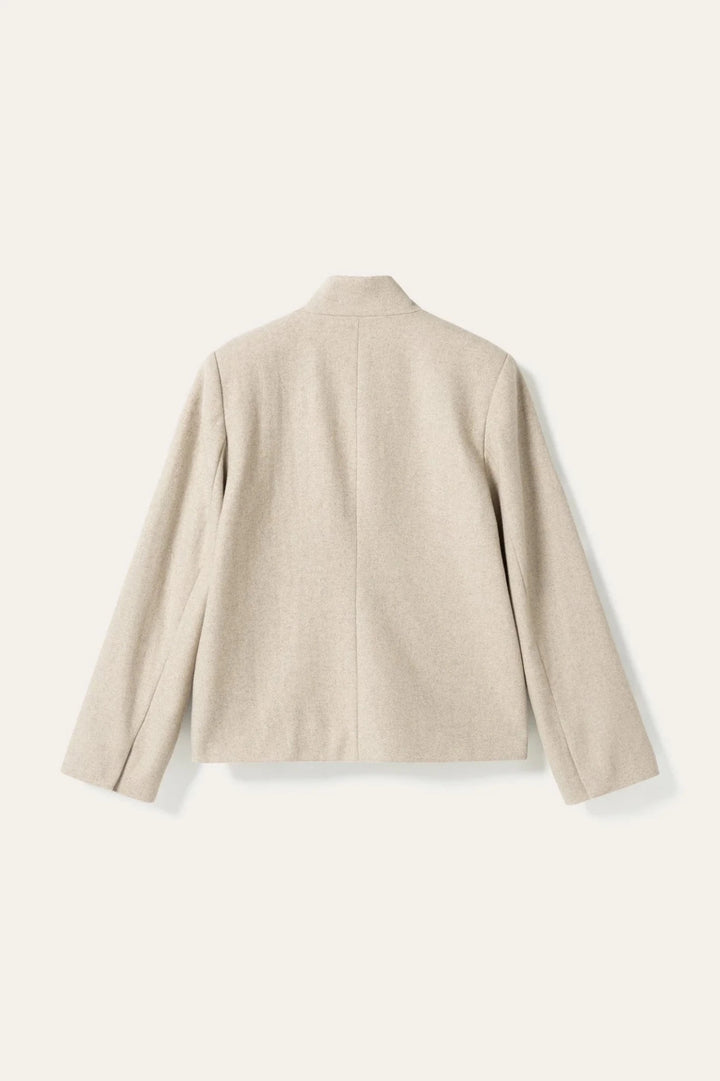 Monique Blazer Oatmeal Melange | Blazer | Smuk
