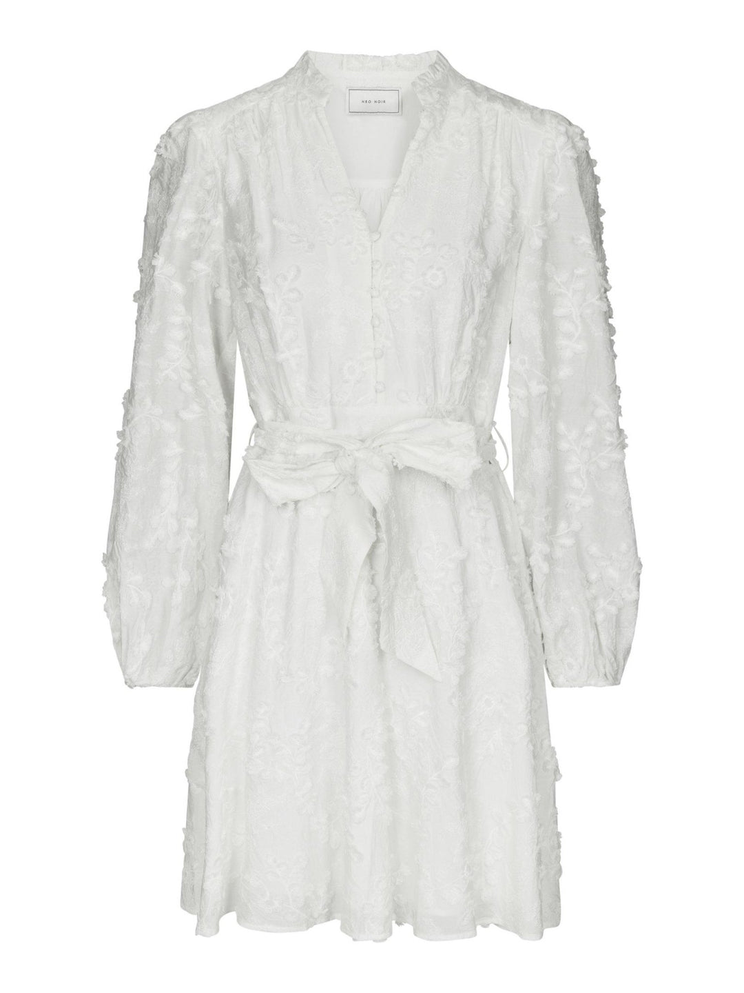 Monnie Embroidery Dress White | Kjoler | Smuk