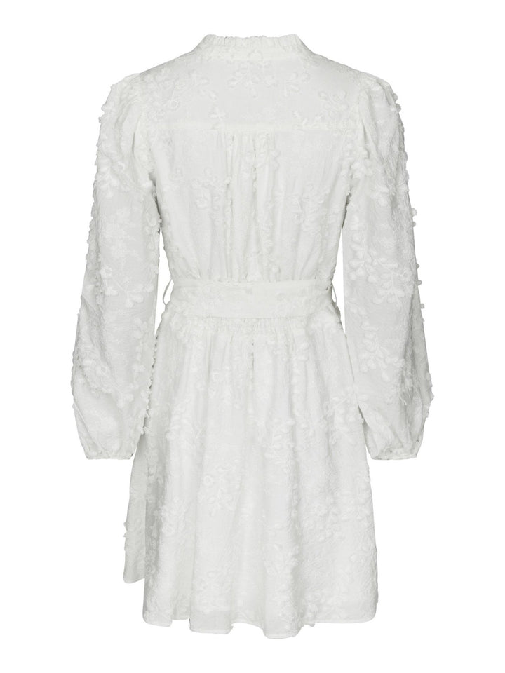 Monnie Embroidery Dress White | Kjoler | Smuk