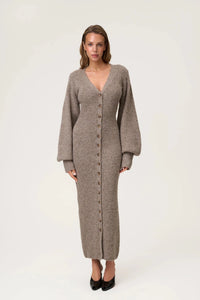 Montana Dress Greige Melange