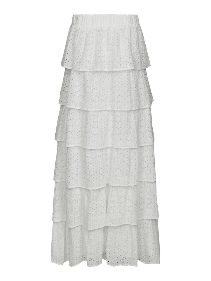 Morris Emb Skirt Off White | Skjørt | Smuk