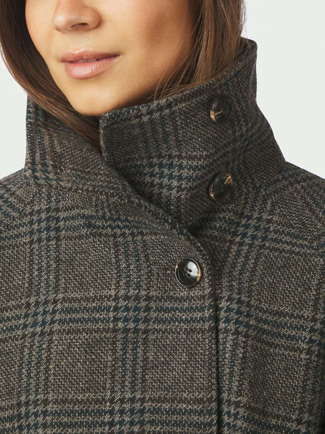 Munet Check Jacket Dark Grey | Yttertøy | Smuk