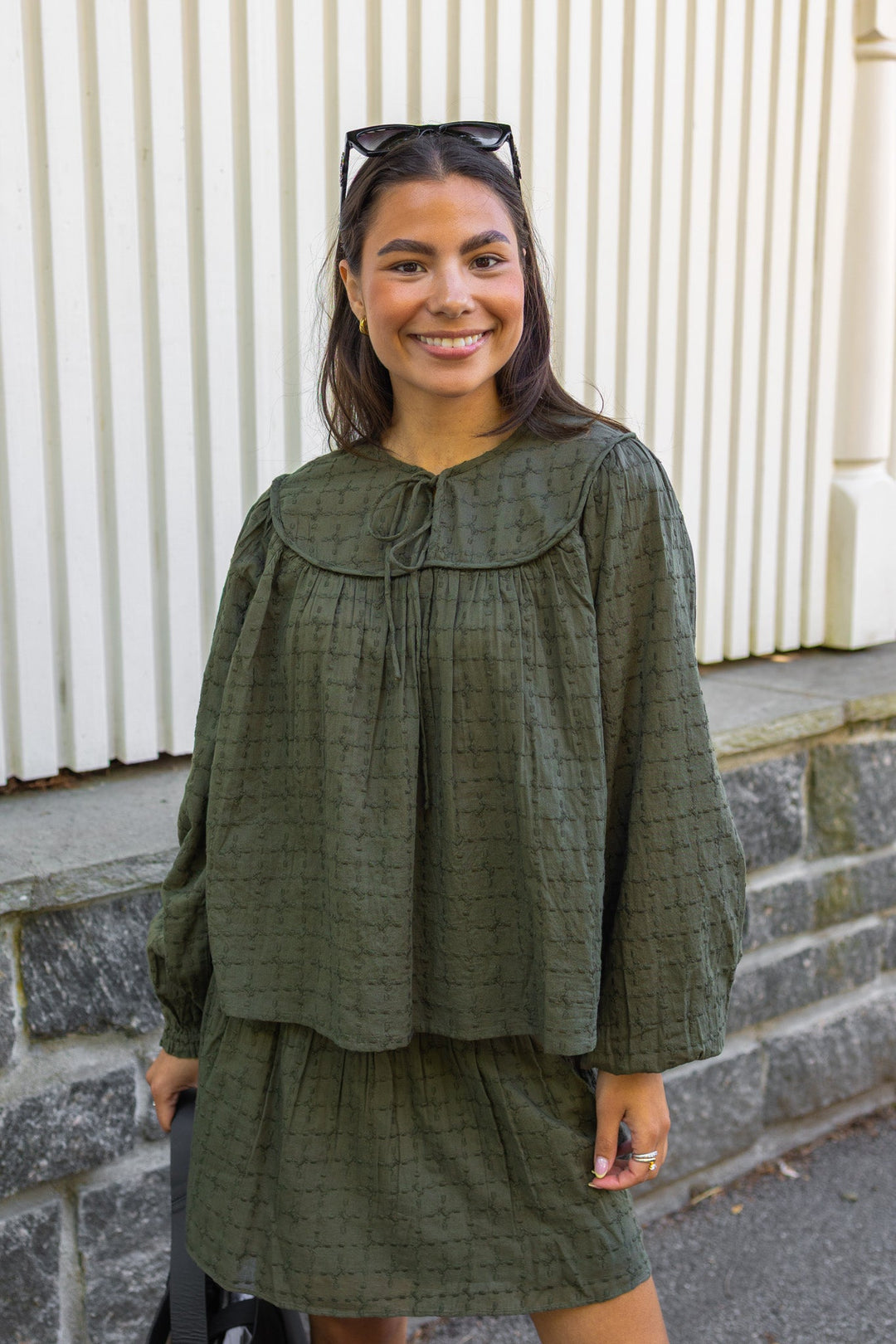Mynthe Blouse Tarmac | Skjorter og bluser | Smuk
