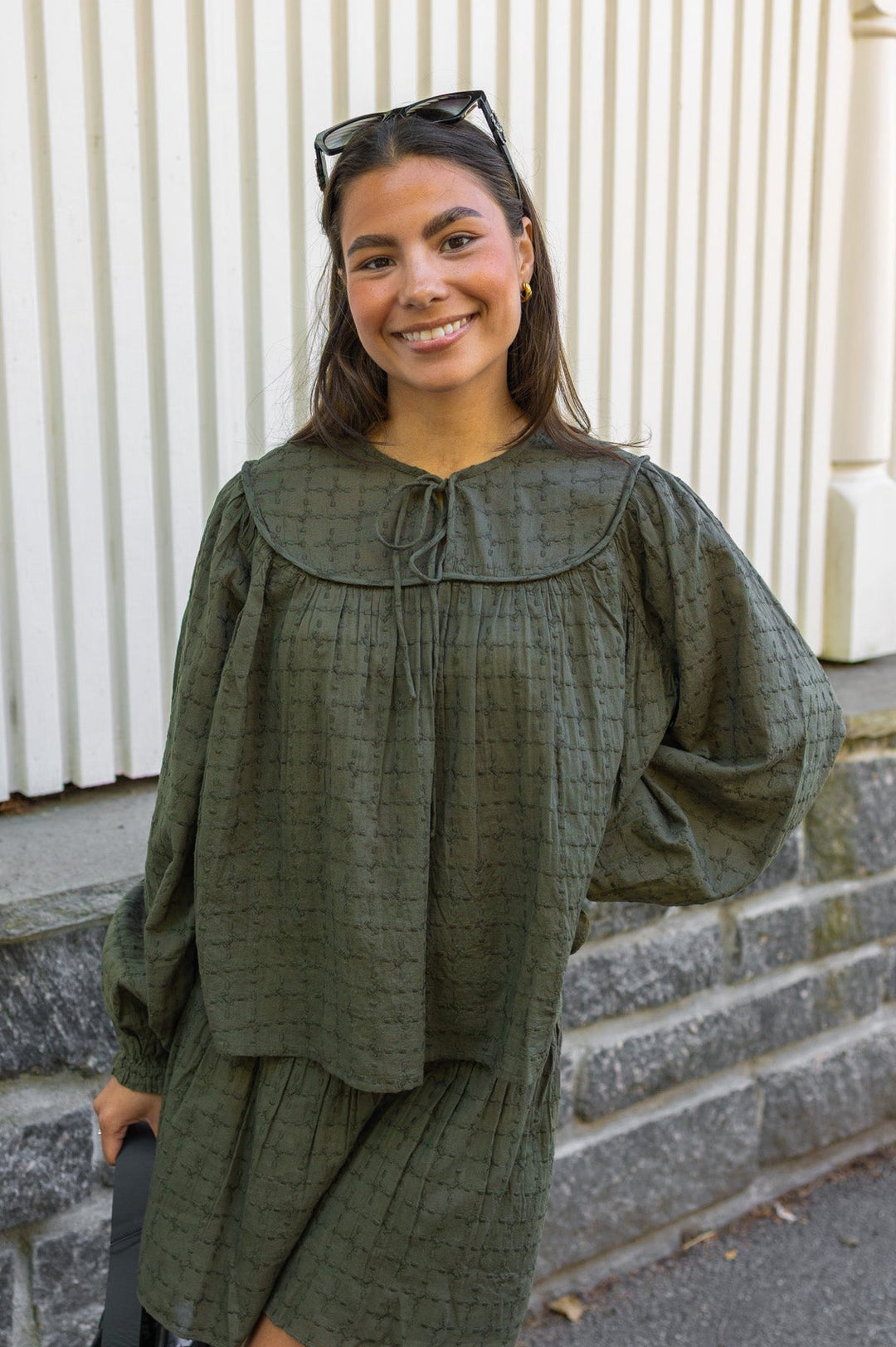 Mynthe Blouse Tarmac | Skjorter og bluser | Smuk