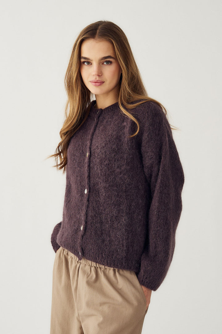 N-Kae Knit Cardigan Chocolate | Genser | Smuk