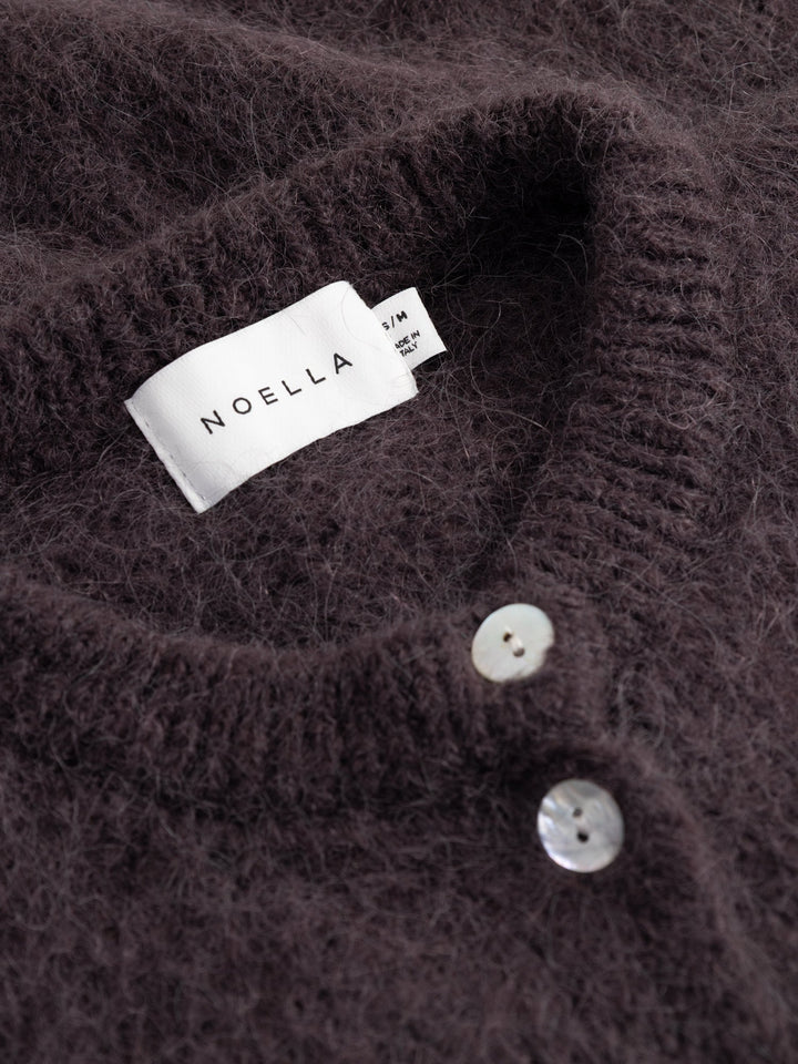 N-Kae Knit Cardigan Chocolate | Genser | Smuk