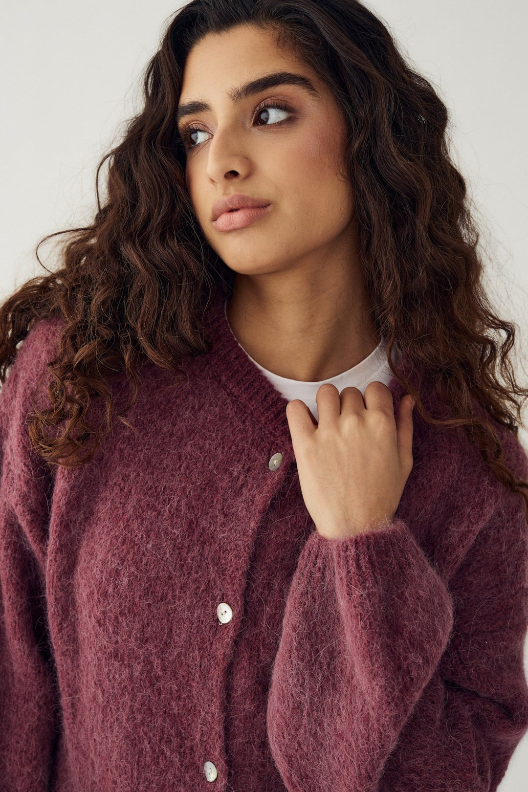 N-Kae Knit Cardigan Rust | Genser | Smuk