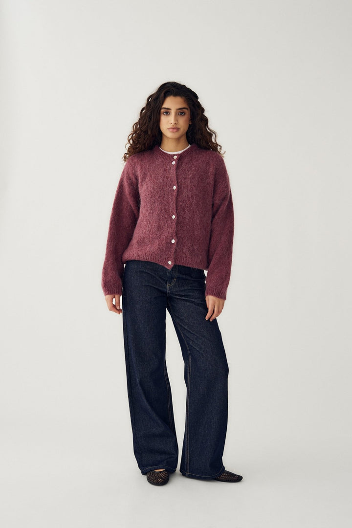 N-Kae Knit Cardigan Rust | Genser | Smuk