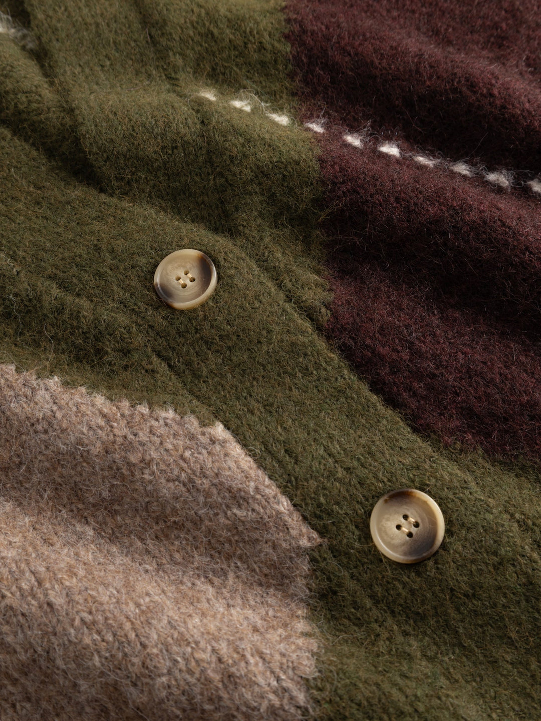 N-Laiana Knit Cardigan Avocado Green Mix | Genser | Smuk