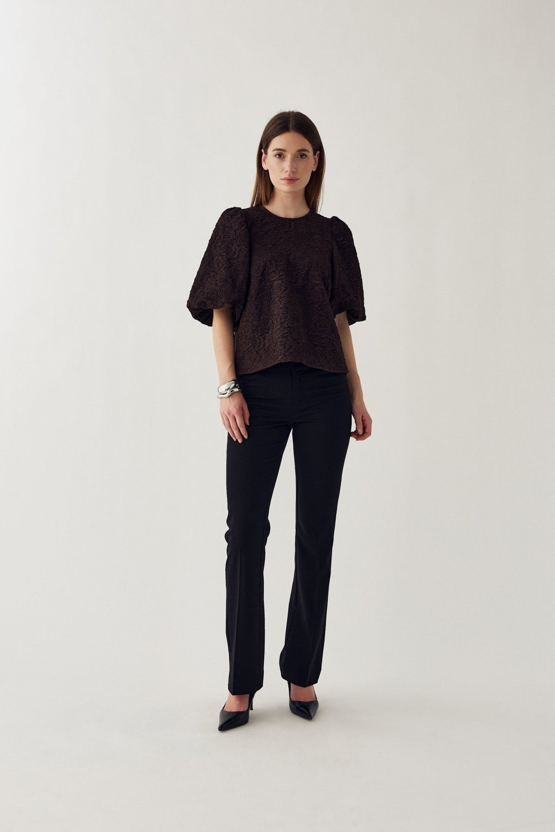 N-Shelly Blouse Chocolate | Skjorter og bluser | Smuk