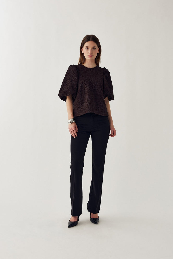 N-Shelly Blouse Chocolate | Skjorter og bluser | Smuk