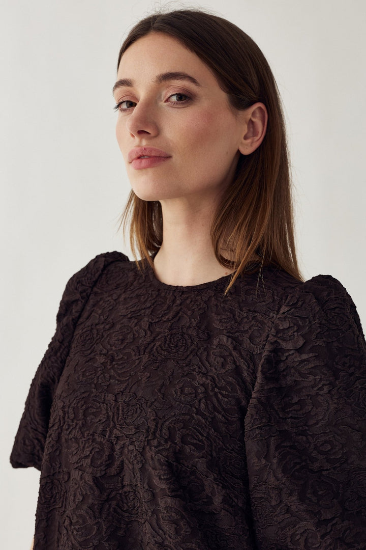 N-Shelly Blouse Chocolate | Skjorter og bluser | Smuk