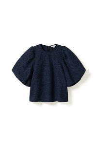 Shelly Blouse Navy Blue