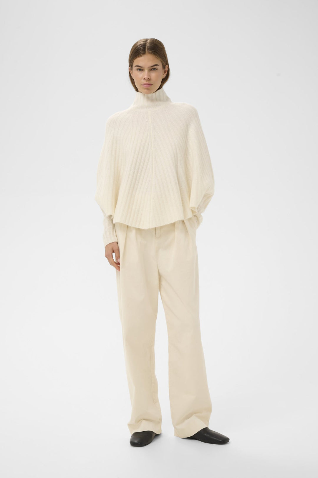 Nabaaiw Cape Ecru | Poncho | Smuk - Dameklær på nett