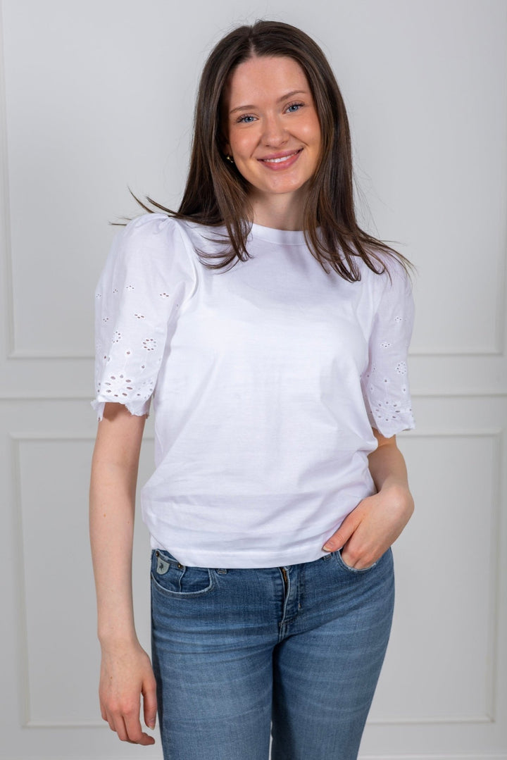 Nahluapw T-Shirt Bright White | Skjorter og bluser | Smuk - Dameklær på nett