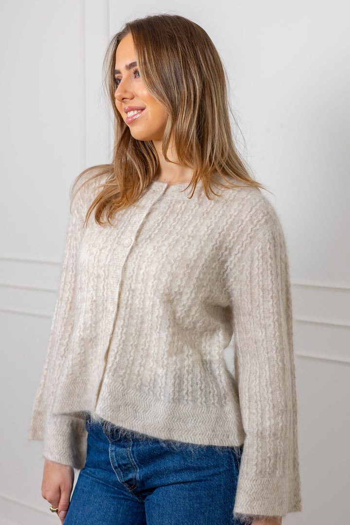Nala Cardigan Beige | Genser | Smuk - Dameklær på nett